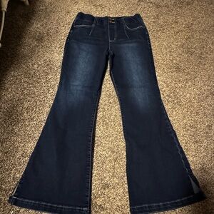 Maurices Dark Blue Flare Jeans